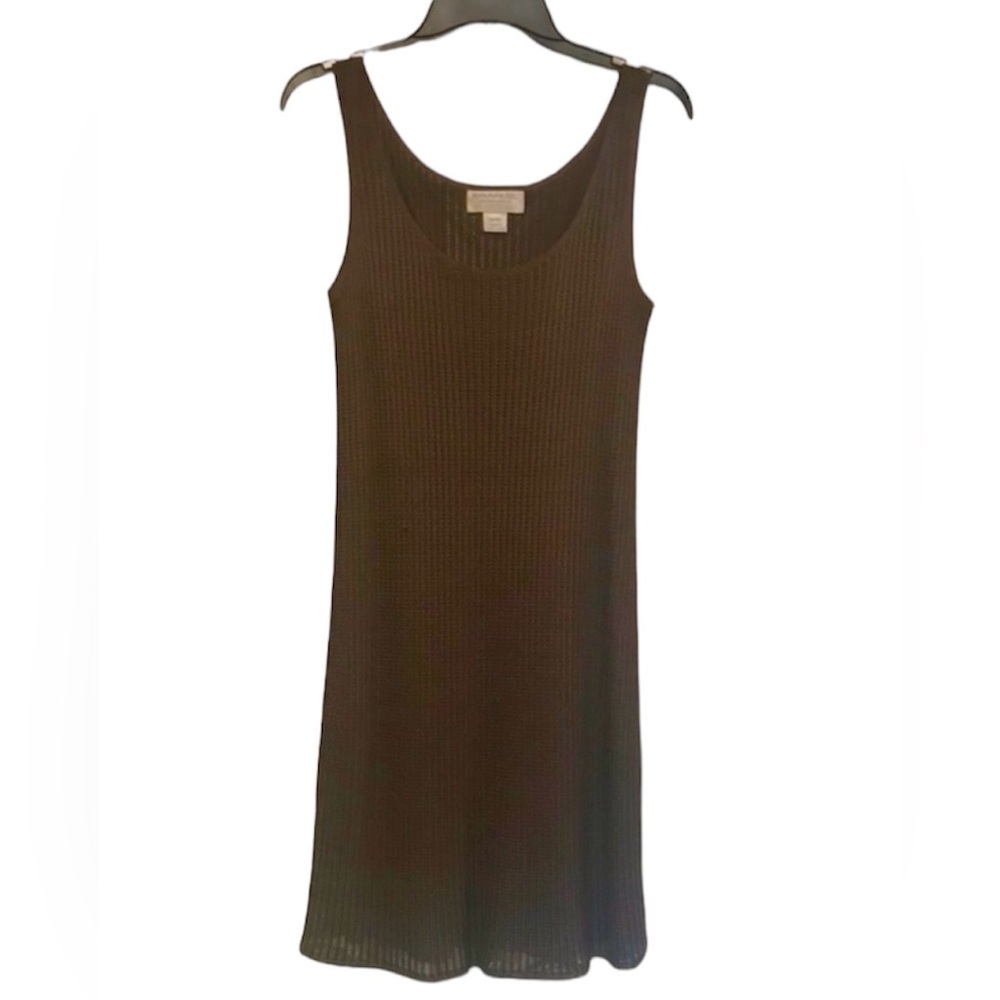 Emanuel Ungaro Brown Elegant Lined Dress, size10 (Size 44 European)